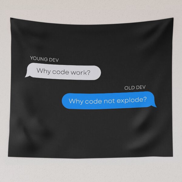 Item preview, Young Dev vs Old Dev Coding Mindset designed and sold by Code  Monkeys.