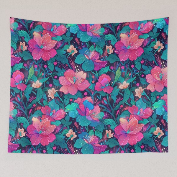 Item preview, Neon Flowers designed and sold by CoolPixels.