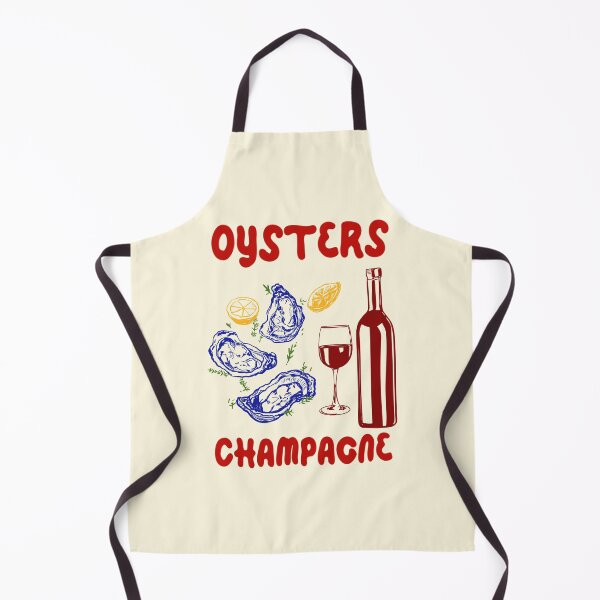 Item preview, Oysters & Champagne Illustration designed and sold by MaiZephyr.