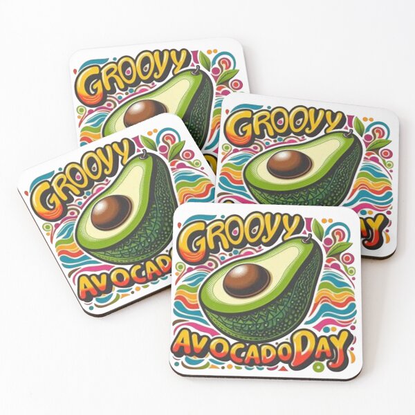 Item preview, Retro Funk Avocado Party Art designed and sold by Iuqiune.