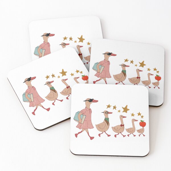 Item preview, school pink goose  designed and sold by JIGUWORLD.