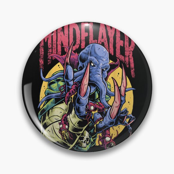 Item preview, Dungeons Dragons Mindflayer Logo designed and sold by MirandaBejaran.