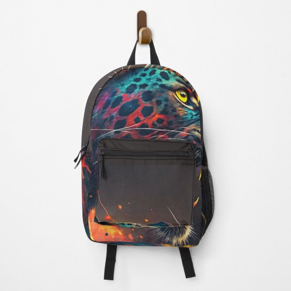 Item preview, Electric Cougar – Neon Wild Cat designed and sold by ArtiQreate.