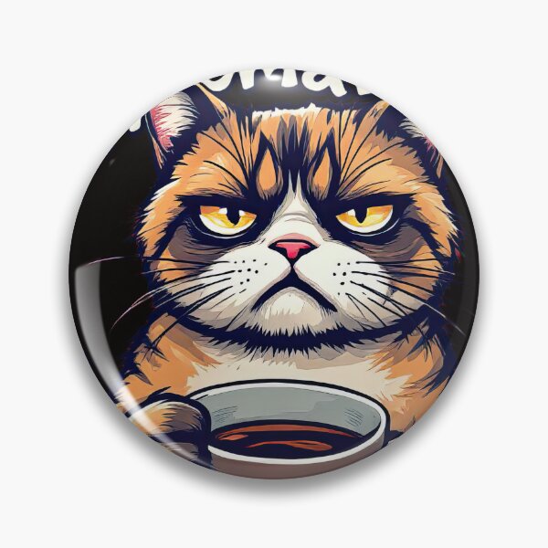Item preview, There is a cat that is holding a cup of coffee designed and sold by cafegrafis.