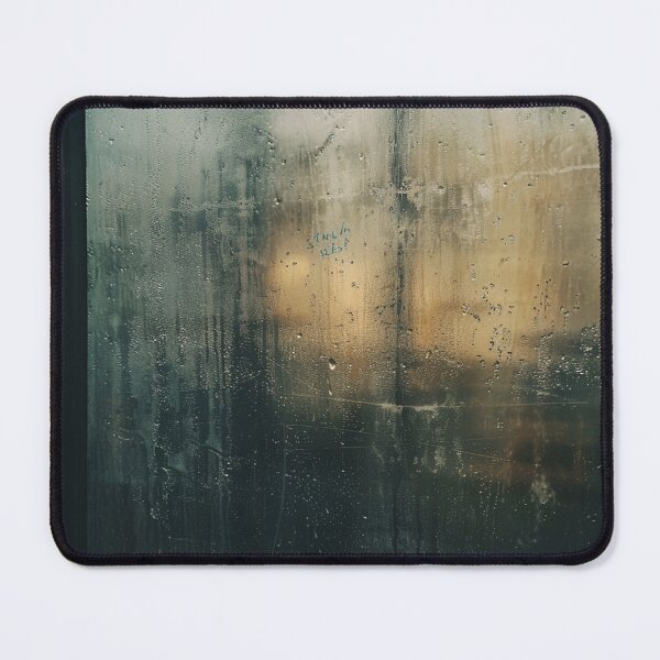 Item preview, Golden Haze Through Rainy Glass designed and sold by AITuneSphere.
