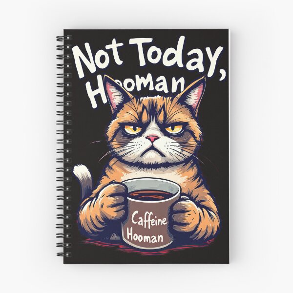 Item preview, There is a cat that is holding a cup of coffee designed and sold by cafegrafis.