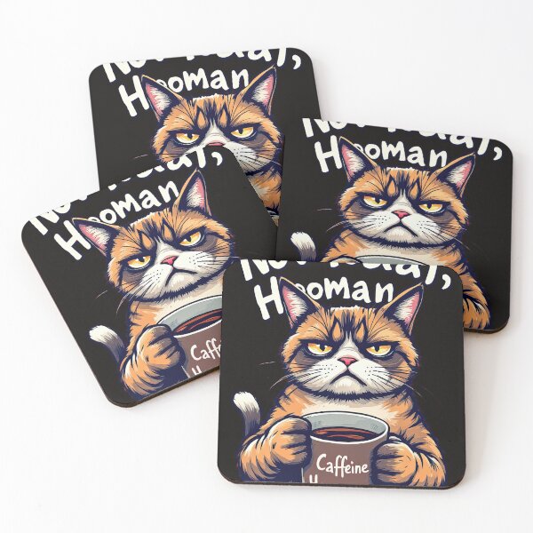 Item preview, There is a cat that is holding a cup of coffee designed and sold by cafegrafis.