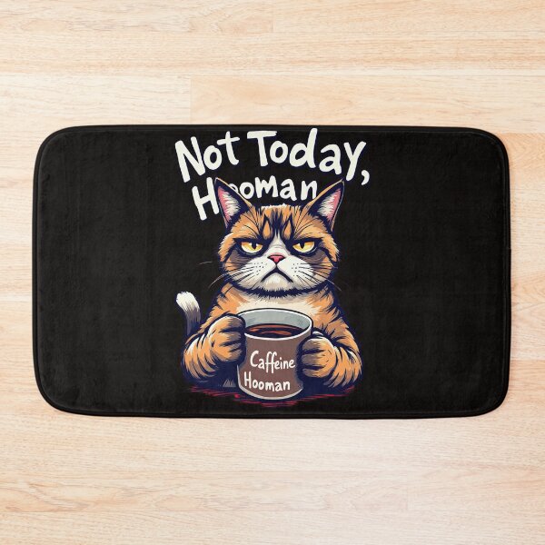 Item preview, There is a cat that is holding a cup of coffee designed and sold by cafegrafis.