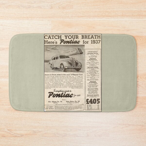 Item preview, 1937 Pontiac Silver Streak Vintage Advert -  Classic American Car Art Deco Era designed and sold by taspaul.