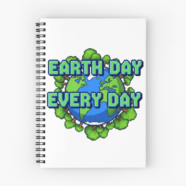 Item preview, Earth Day Every Day: A Pixelated Vision for Planet Protection designed and sold by ART-POD-PL.