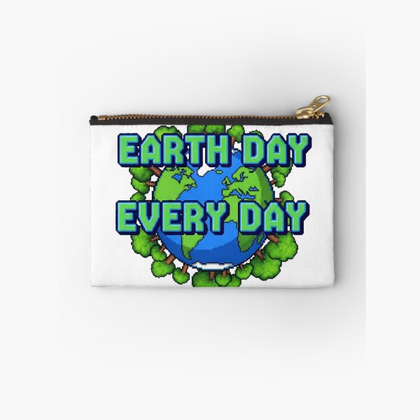 Item preview, Earth Day Every Day: A Pixelated Vision for Planet Protection designed and sold by ART-POD-PL.