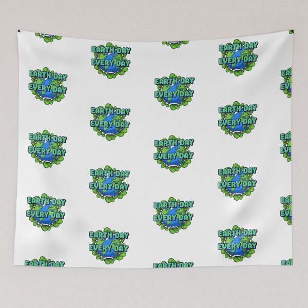 Item preview, Earth Day Every Day: A Pixelated Vision for Planet Protection designed and sold by ART-POD-PL.