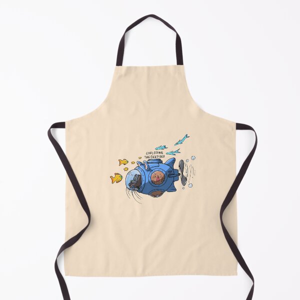 Item preview, Deep Sea Cat Explorer – Submarine Snack Patrol designed and sold by Rain Ant.