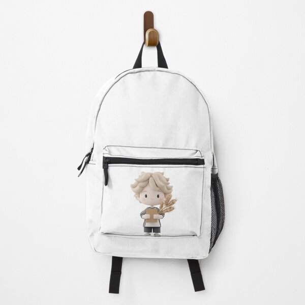 Item preview, Virgo Zodiac Chibi Boy with Wheat – Cute Kawaii Earth Sign Art designed and sold by GoldenChiArt.