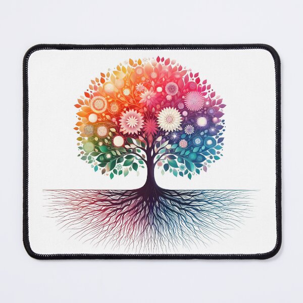 Item preview, banyan tree, tree, tropical, spring, rainbow, leaves designed and sold by TrueArtVibes.