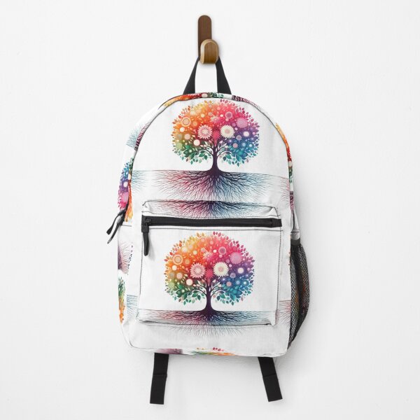 Item preview, banyan tree, tree, tropical, spring, rainbow, leaves designed and sold by TrueArtVibes.