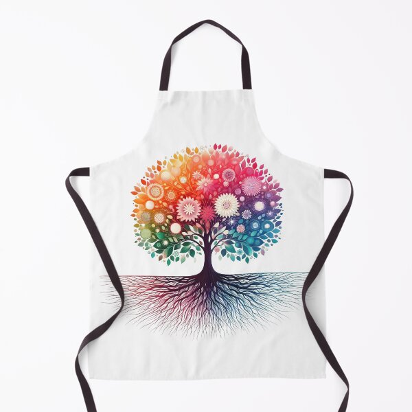 Item preview, banyan tree, tree, tropical, spring, rainbow, leaves designed and sold by TrueArtVibes.