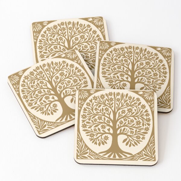 Item preview, Vintage Tree of Life with Blossoms designed and sold by Broken Minimalister.