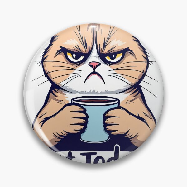 Item preview, There is a cat that is holding a cup of coffee designed and sold by cafegrafis.