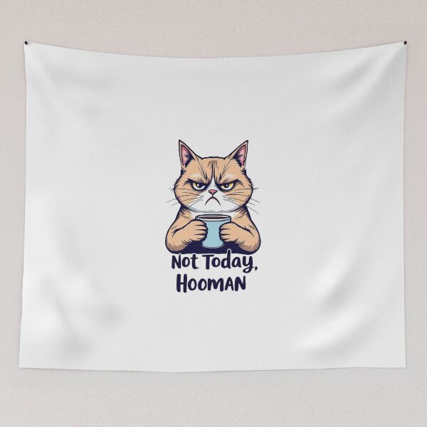 Item preview, There is a cat that is holding a cup of coffee designed and sold by cafegrafis.