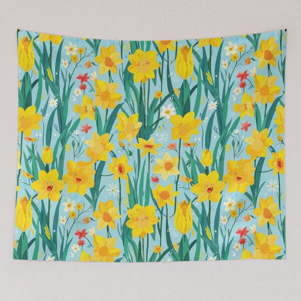 Item preview, Cartoon Daffodils designed and sold by CoolPixels.
