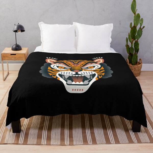 Item preview, Angry tiger head tattoo designed and sold by xiao xuans.