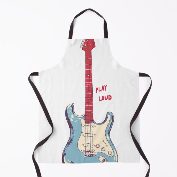Item preview, Play Loud Electric Guitar Retro Music Lover Art designed and sold by AdamGierczyk.