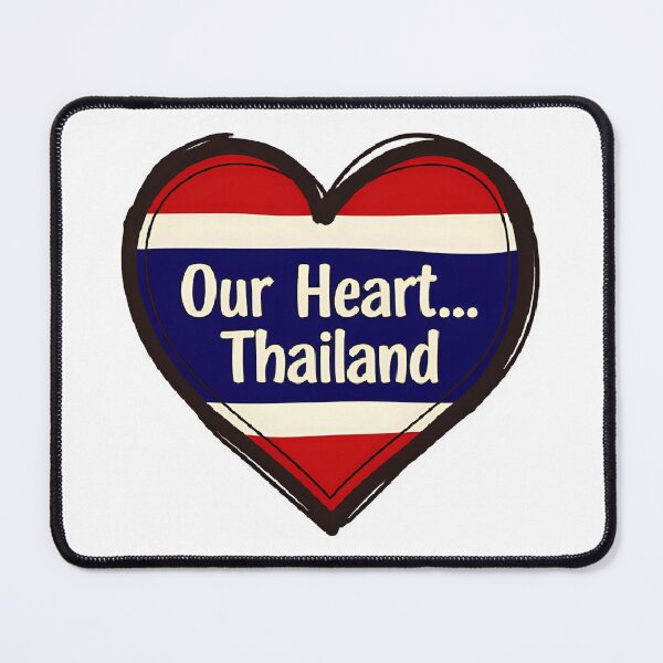 Item preview, Our Heart...Thailand! T-Shirt Patriotic Love for Homeland Gift designed and sold by Just You Tee | Say It Loud, Wear It Proud.