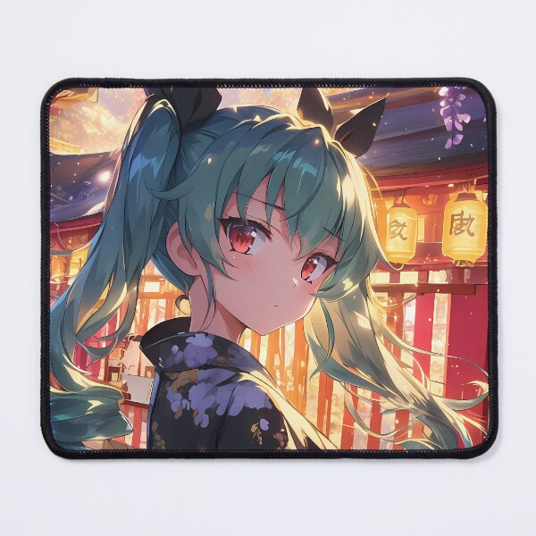 Item preview, Anchovy Girls Und Panzer Anime Yukata Wisteria Glow designed and sold by earlobejerk.