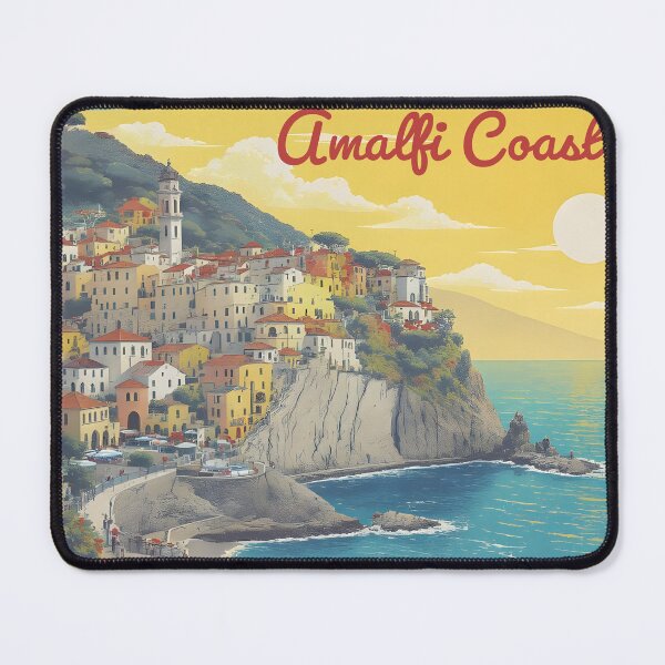 Item preview, Amalfi Coast Memories – Retro Italian Riviera Art designed and sold by kacperartdesign.