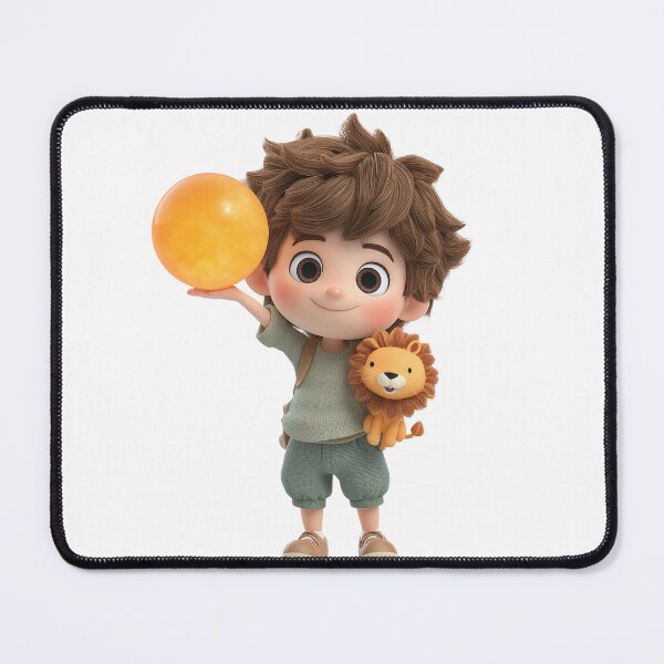 Item preview, Leo Zodiac Chibi Boy – Cute Astrology Art for Leo Season designed and sold by GoldenChiArt.