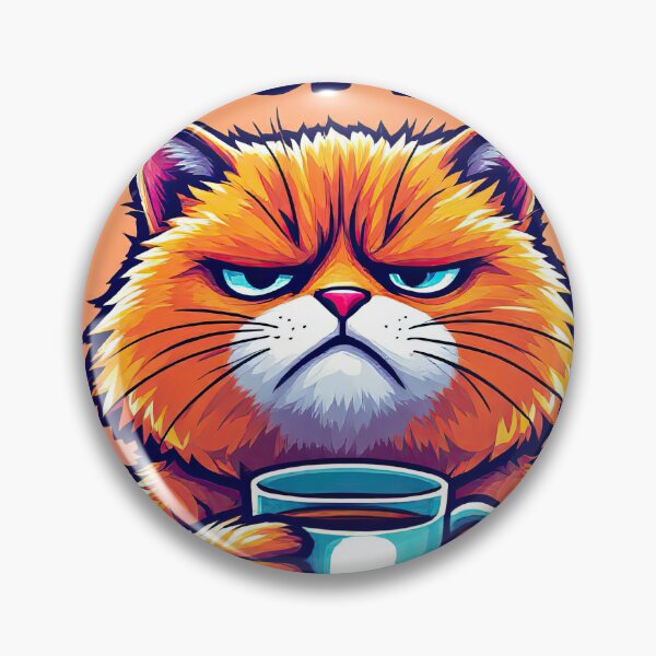 Item preview, A close up of a cat holding a cup of coffee designed and sold by cafegrafis.