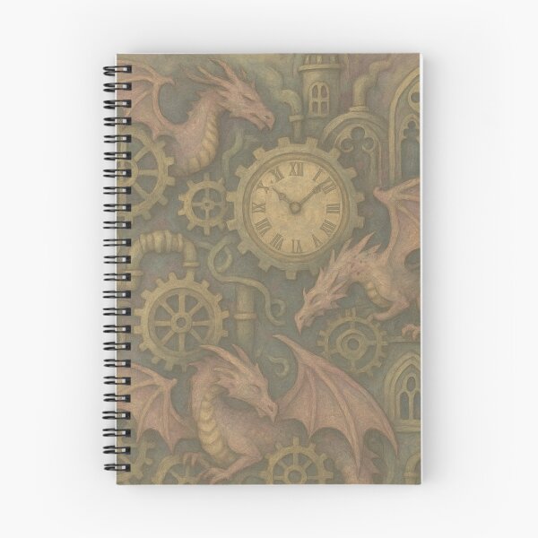 Item preview, Pastel Clockwork Drakes designed and sold by mpdesigns73.