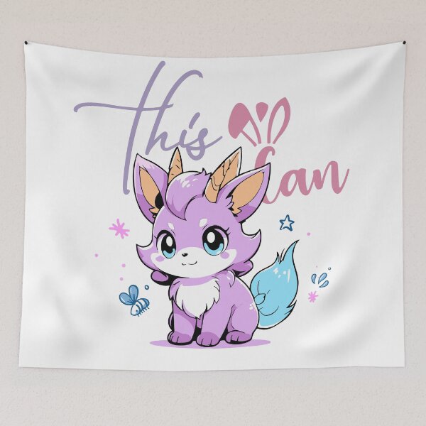 Item preview, This Can Be Your Favorite Unicorn – Cute Pink Fantasy Horse designed and sold by NedaArtworks.