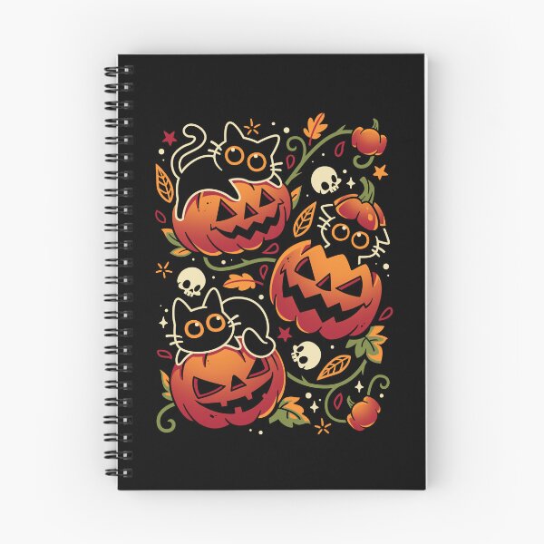 Item preview, Black Cats Pumpkin Party - Cute Halloween designed and sold by Snouleaf.
