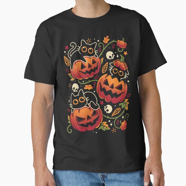 Item preview, Black Cats Pumpkin Party - Cute Halloween designed and sold by Snouleaf.