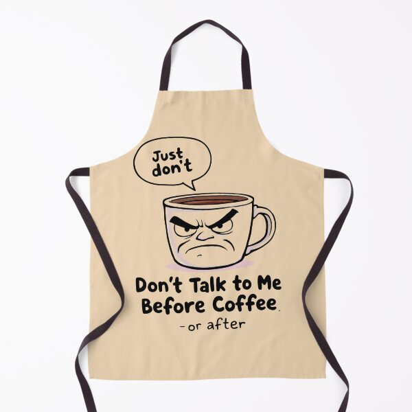Item preview, There is a black and white drawing of a coffee cup with a speech bubble designed and sold by cafegrafis.