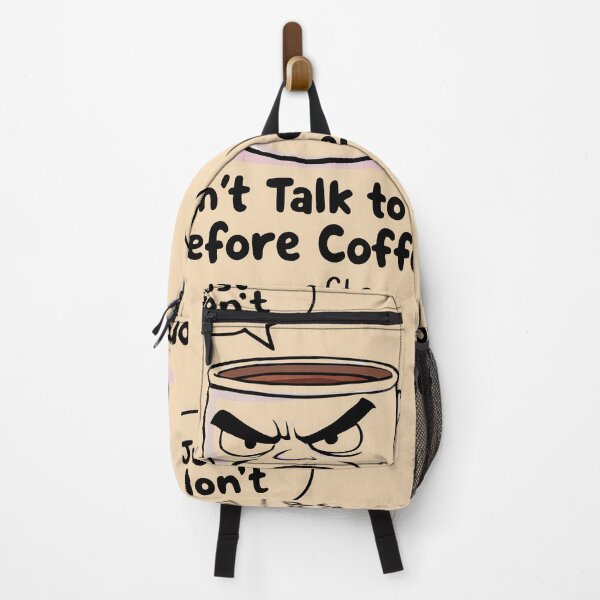 Item preview, There is a black and white drawing of a coffee cup with a speech bubble designed and sold by cafegrafis.