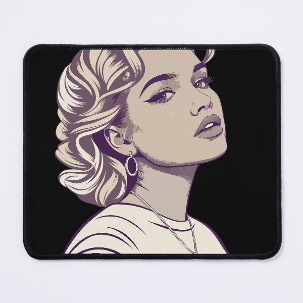 Item preview, Shirin David – Vintage Pop Art Vector Portrait designed and sold by Har-vee.