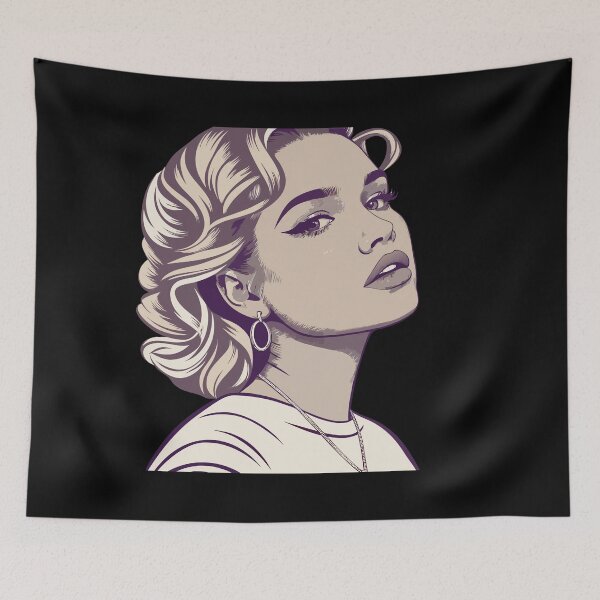 Item preview, Shirin David – Vintage Pop Art Vector Portrait designed and sold by Har-vee.
