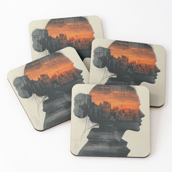 Item preview, City Sunset in Her Mind designed and sold by AITuneSphere.