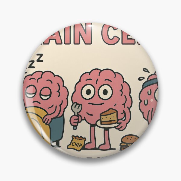 Item preview, My Last Three Brain Cells : A Survival Story designed and sold by CharlesScottArt.