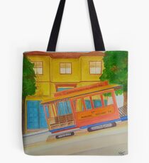 Cable Cart SF Tote Bag