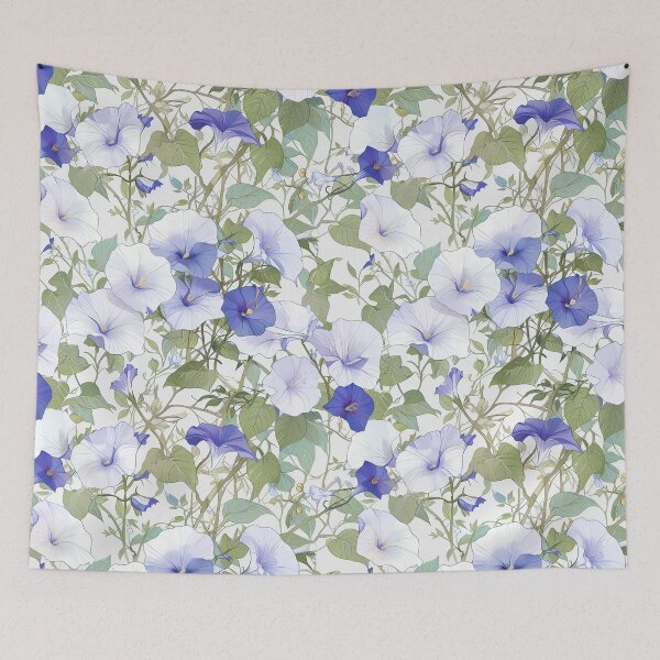 Item preview, Japanese Morning Glory designed and sold by CoolPixels.