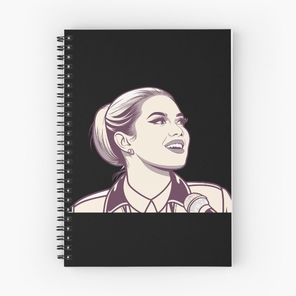Item preview, Shirin David – Pop Art Portrait with Microphone designed and sold by Har-vee.