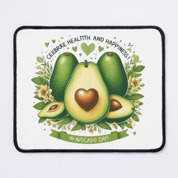 Item preview, Heartfelt Avocado Day Celebration Poster designed and sold by Iuqiune.