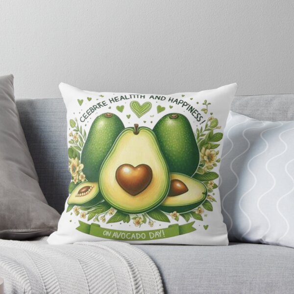 Item preview, Heartfelt Avocado Day Celebration Poster designed and sold by Iuqiune.