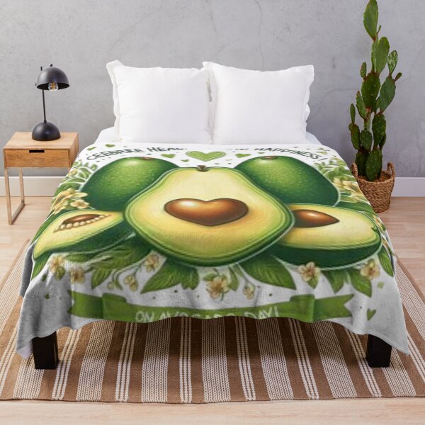 Item preview, Heartfelt Avocado Day Celebration Poster designed and sold by Iuqiune.
