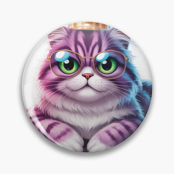 Item preview, Slay the Day Cat Sticker - Cute Kawaii Queen Art designed and sold by Hasanify.