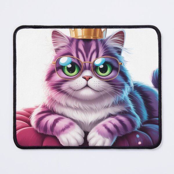 Item preview, Slay the Day Cat Sticker - Cute Kawaii Queen Art designed and sold by Hasanify.